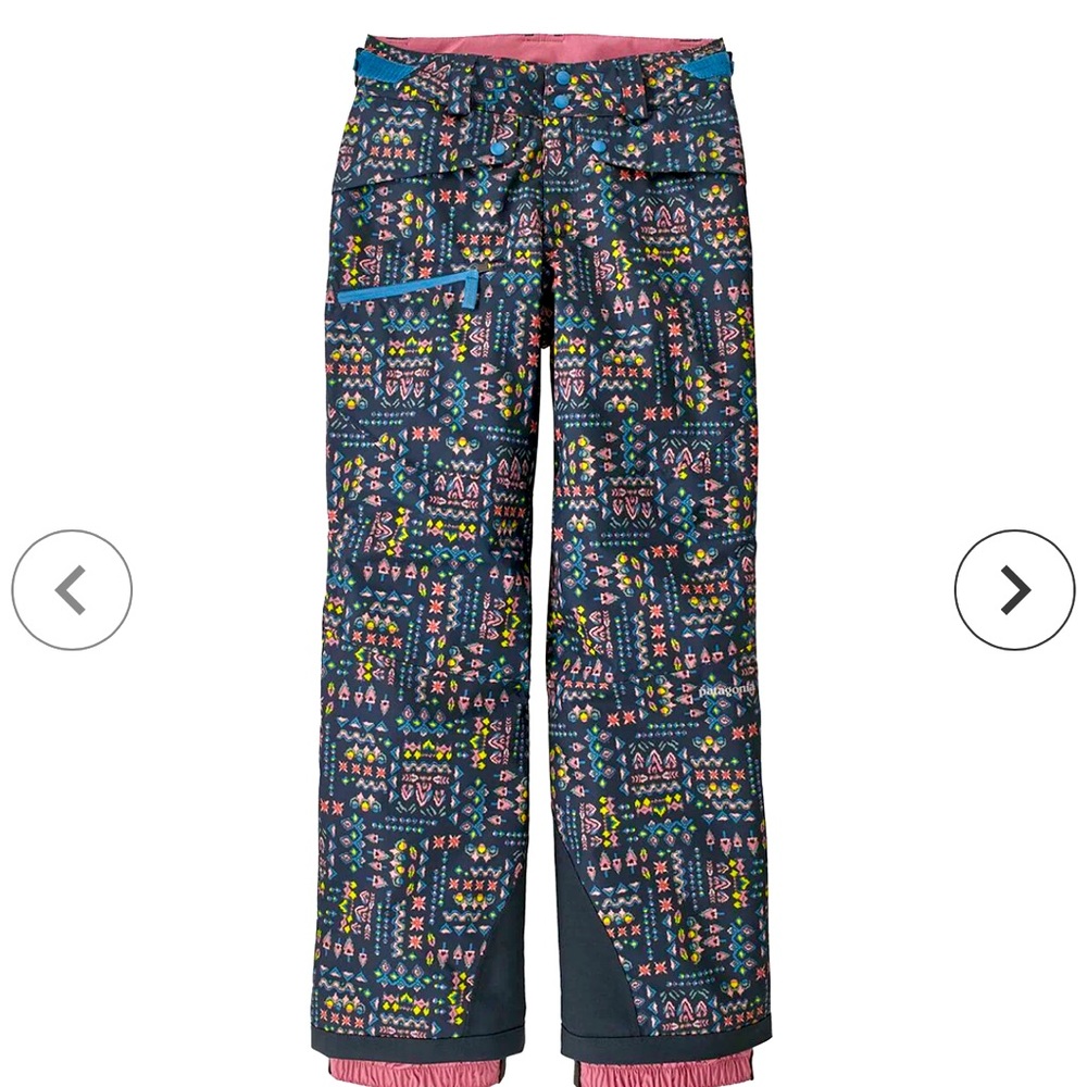 Never worn girls Patagonia ski pants